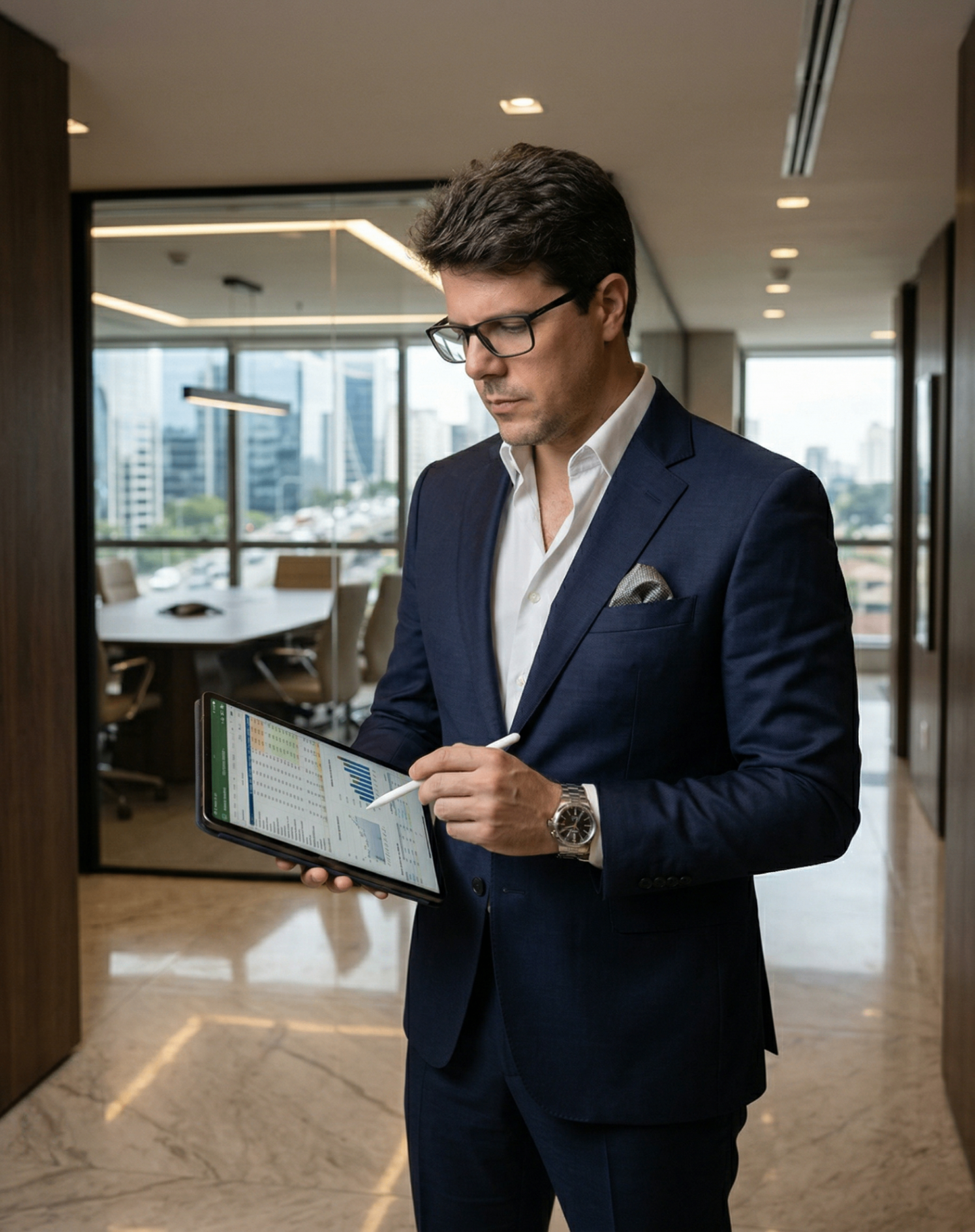 Inácio Ferreira em ambiente corporativo